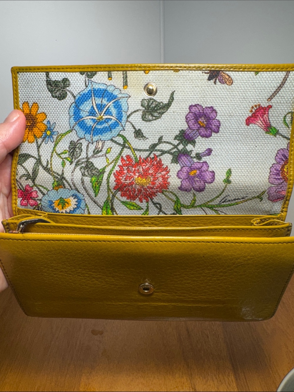Gucci Floral Long Wallet